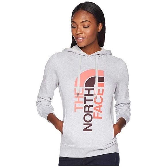 NWT The North Face Women’s Trivert Pullover Hoodie in TNF Light Grey Heather -XS - Picture 2 of 8